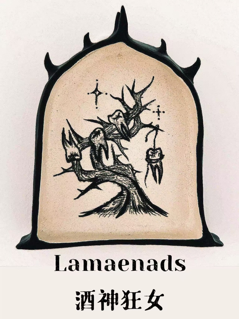 【尖った歯】キャンドルホルダー