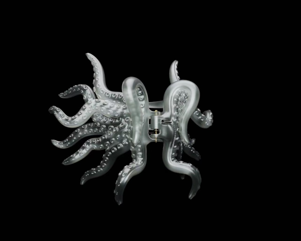 触手 ヘアクリップ