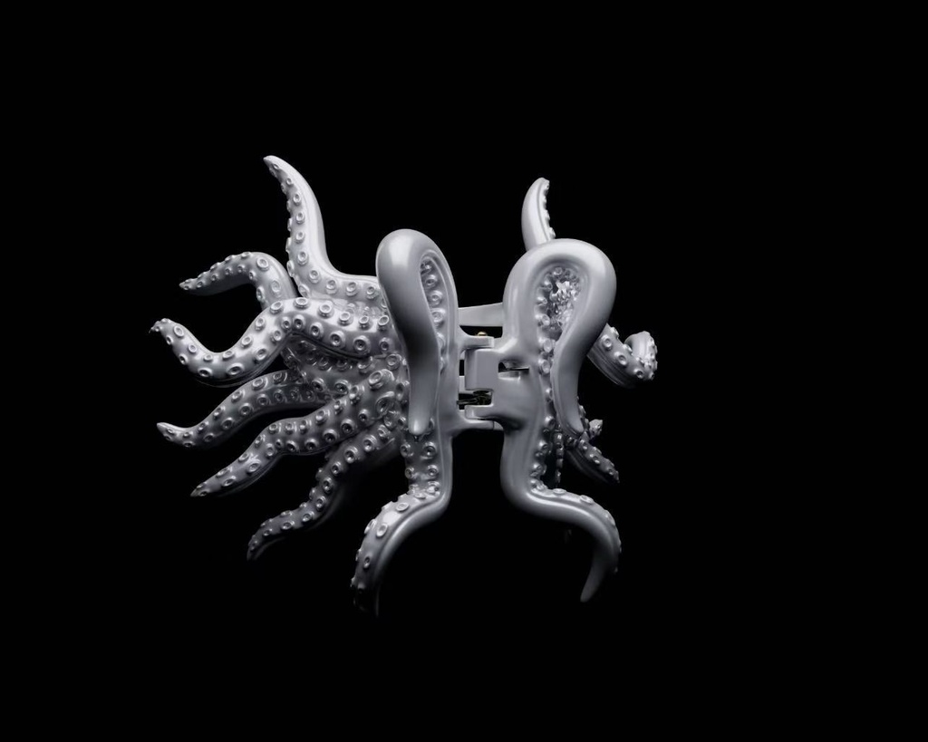 触手 ヘアクリップ