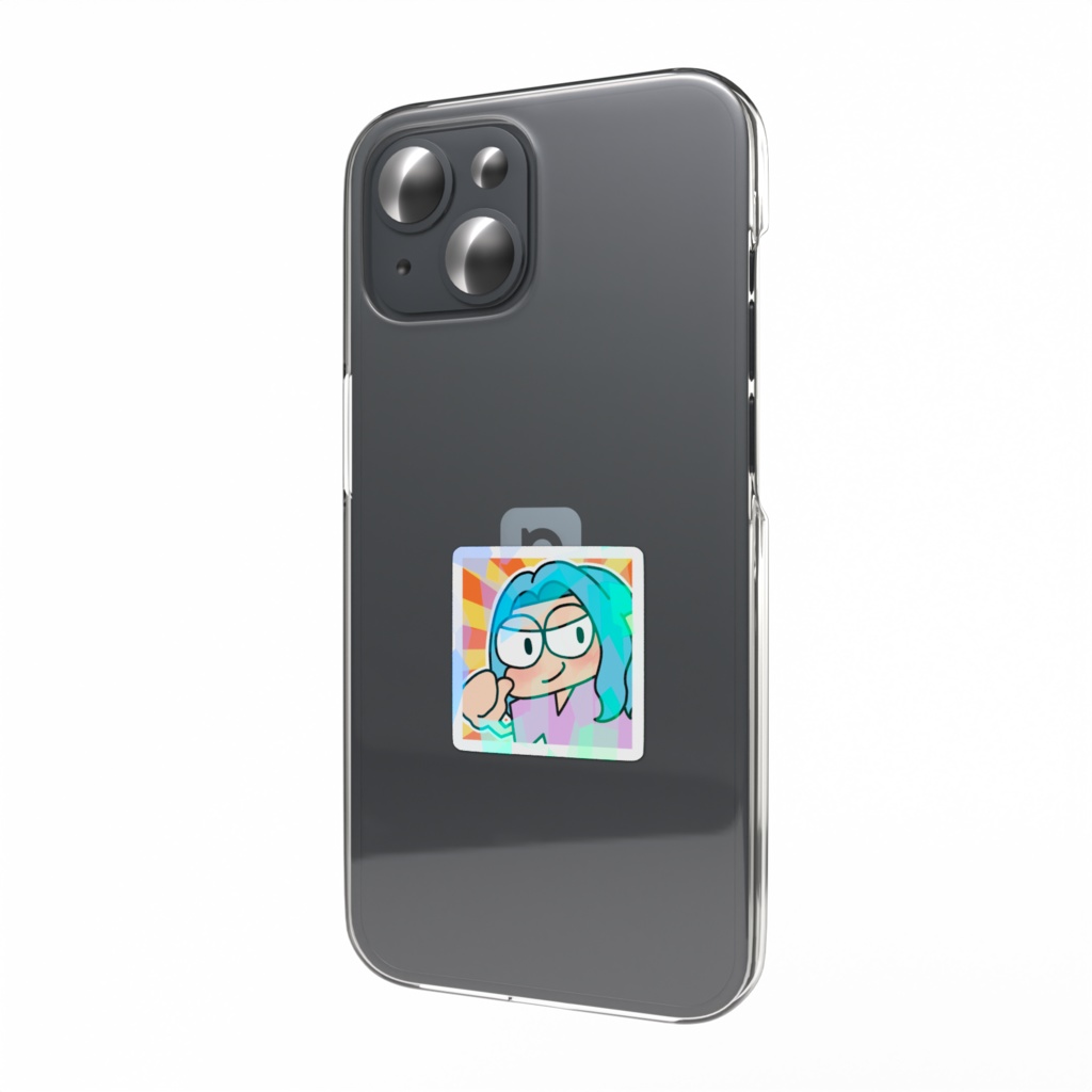 ほくたこドヤ顔ホログラムスマホステッカー