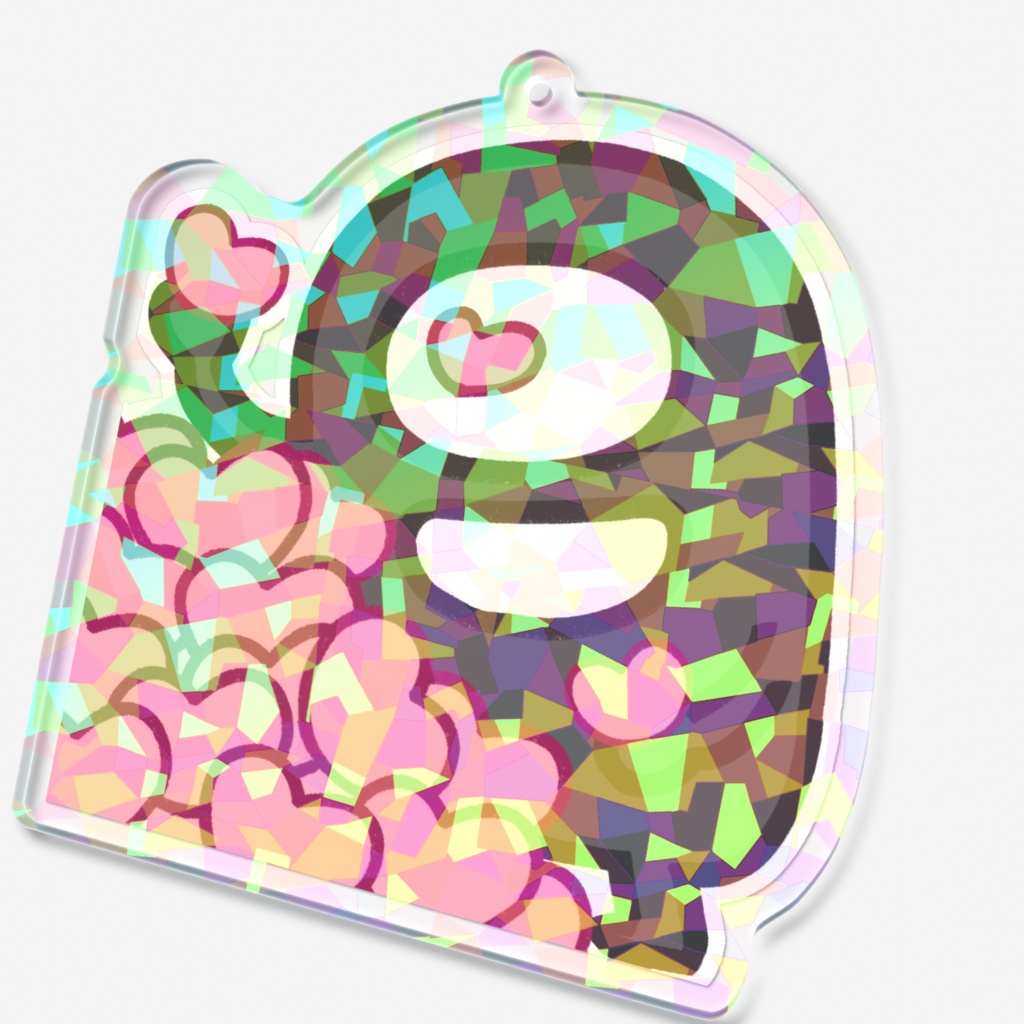 ちゅきちゅきぷるたぶ_ホログラムアクリルキーホルダー