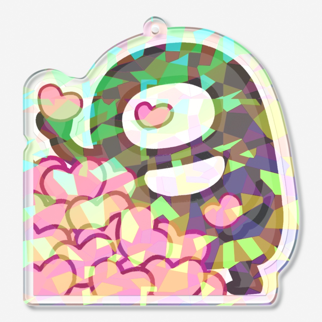 ちゅきちゅきぷるたぶ_ホログラムアクリルキーホルダー