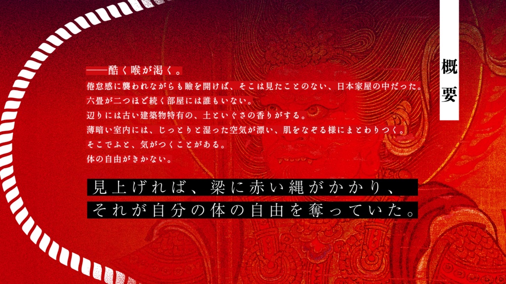 CoCシナリオ「羅刹の檻」