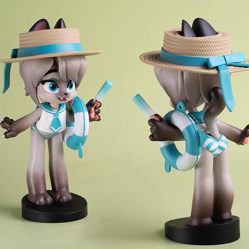 メイド猫 水着ver. (塗装済み完成品)