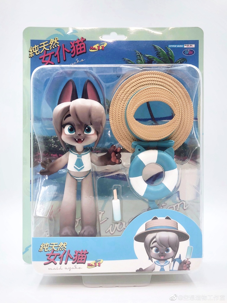 メイド猫 水着ver. (塗装済み完成品)