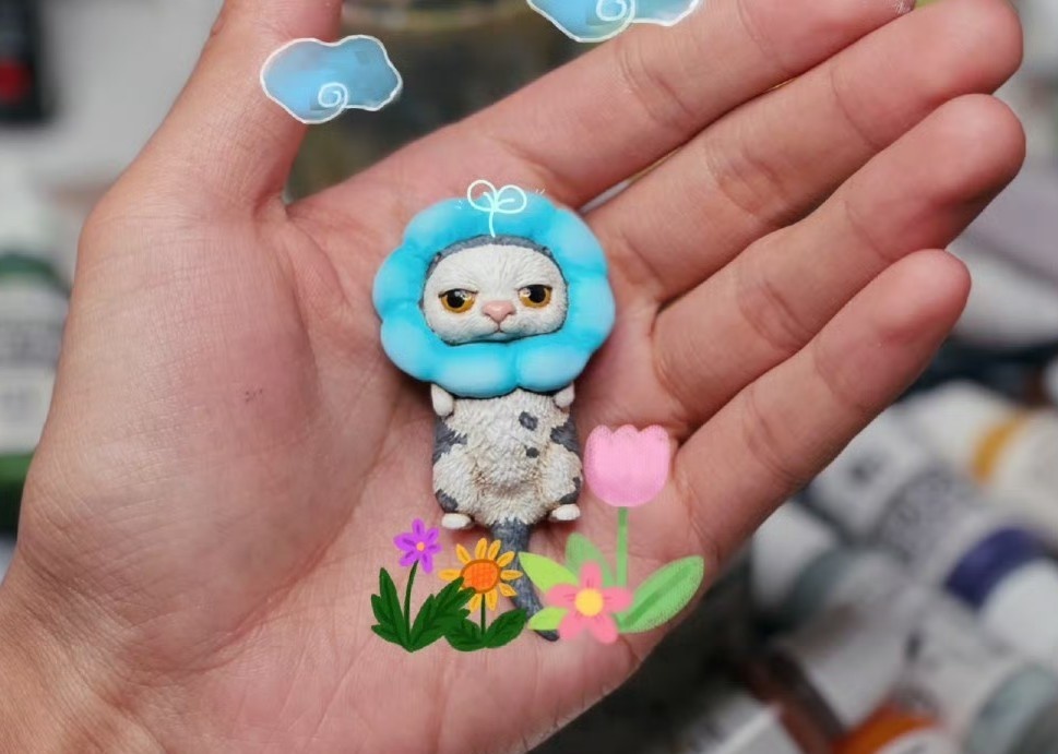 エリザベスカラー第一弾 猫マグネット(全6種)