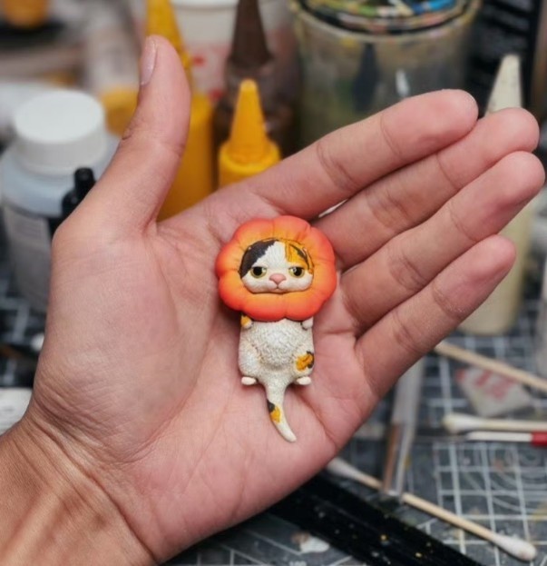 エリザベスカラー第一弾 猫マグネット(全6種)