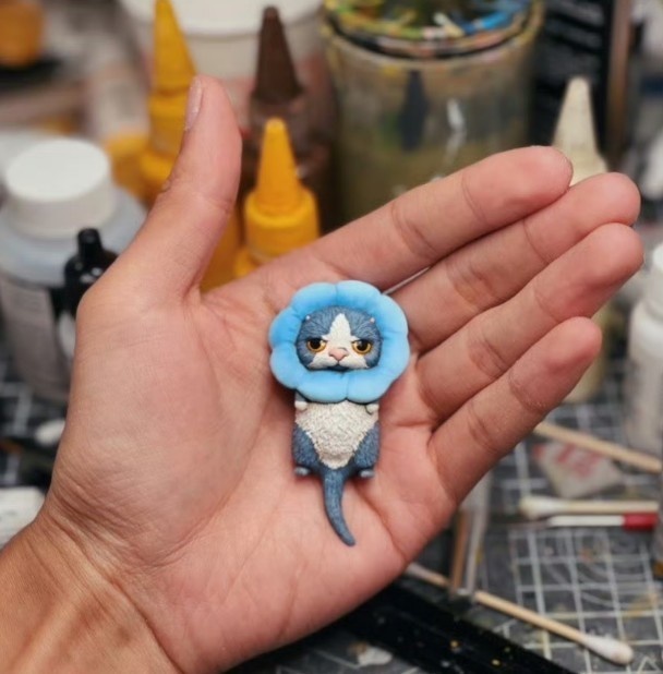 エリザベスカラー第一弾 猫マグネット(全6種)