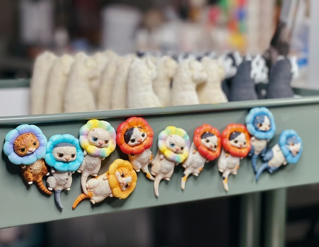 エリザベスカラー第一弾 猫マグネット(全6種)