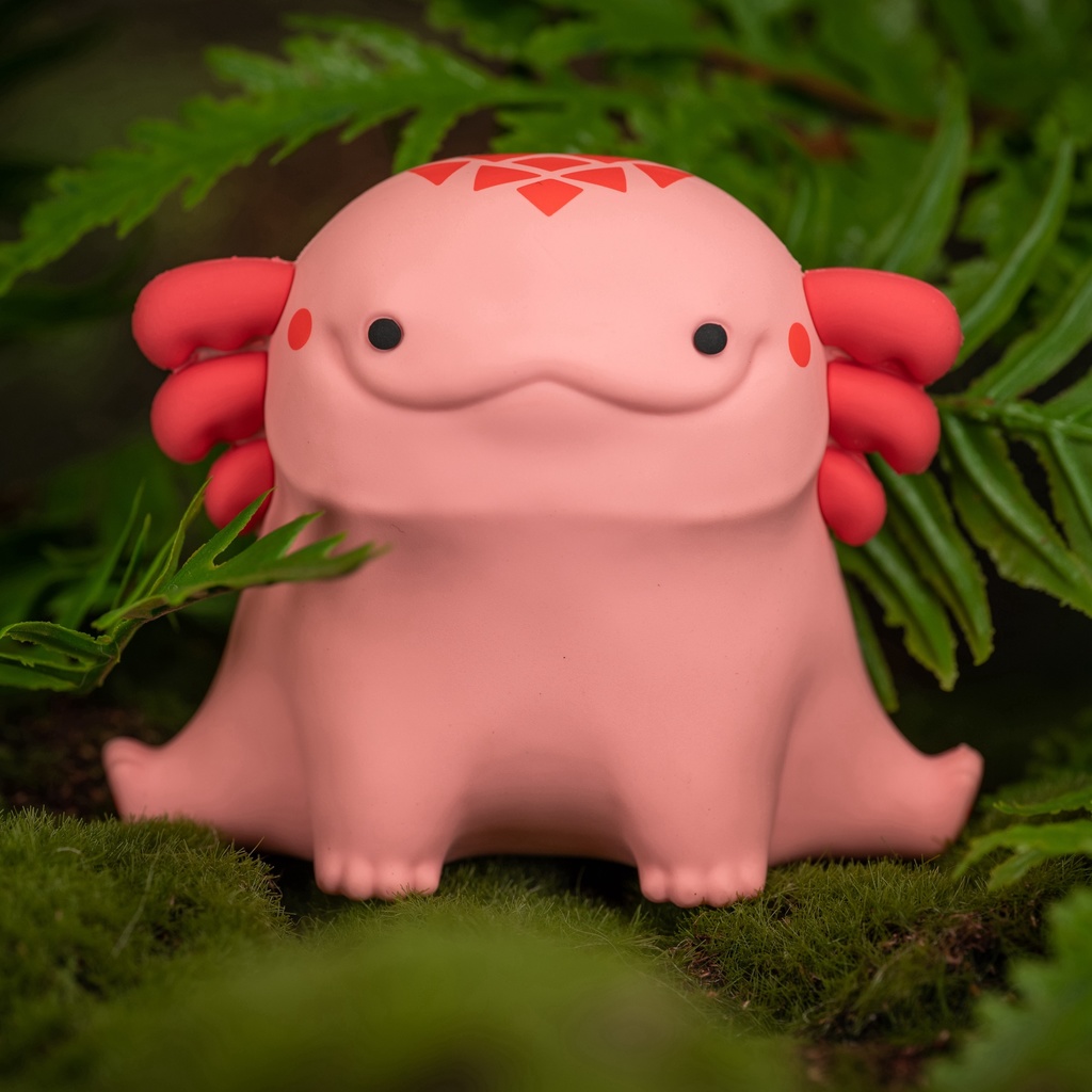 お座りウーパールーパー