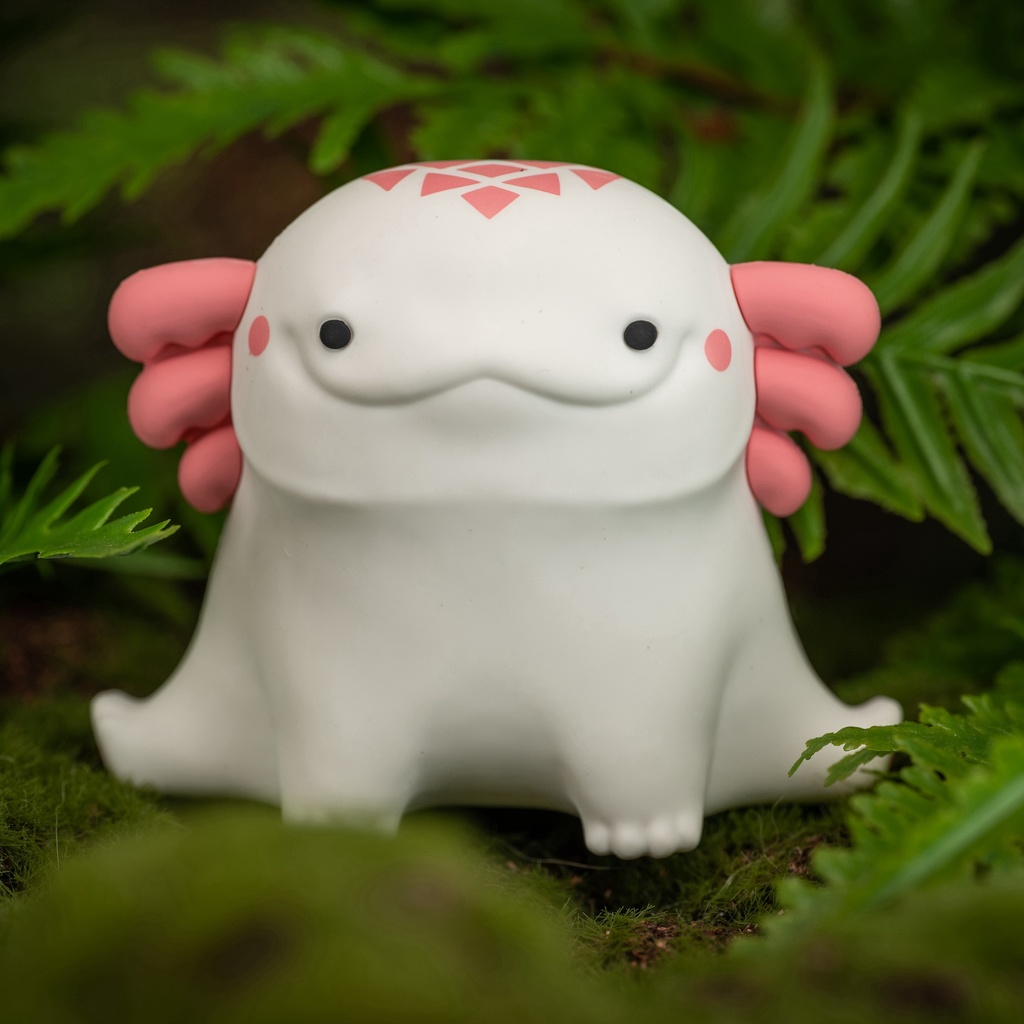 お座りウーパールーパー