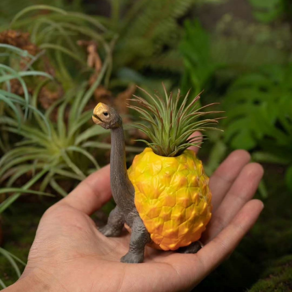 パイナップルカメ　塗装済完成品（ハンドメイド）