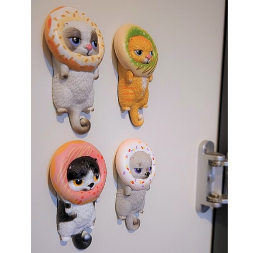 エリザベスカラー第二弾 ドーナツver. 猫マグネット(全4種)