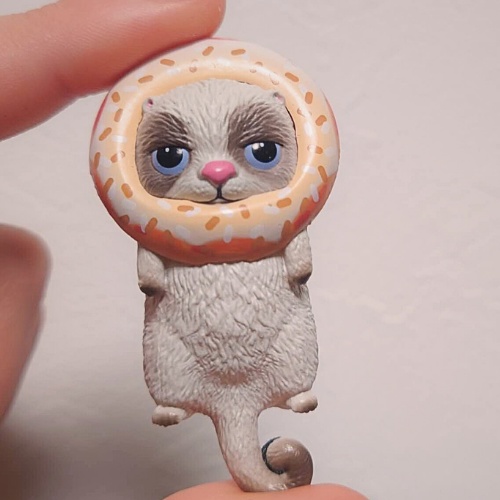 エリザベスカラー第二弾 ドーナツver. 猫マグネット(全4種)