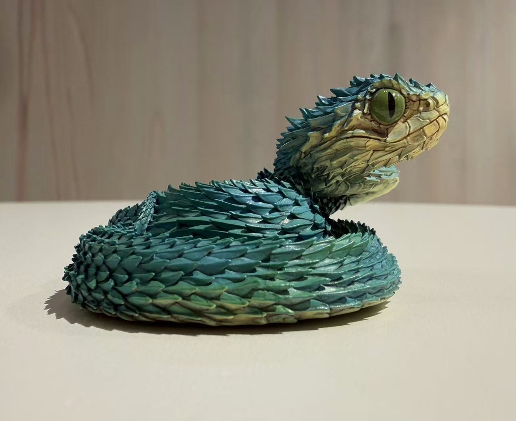 『奇想造形根付』 プッシュバイパー