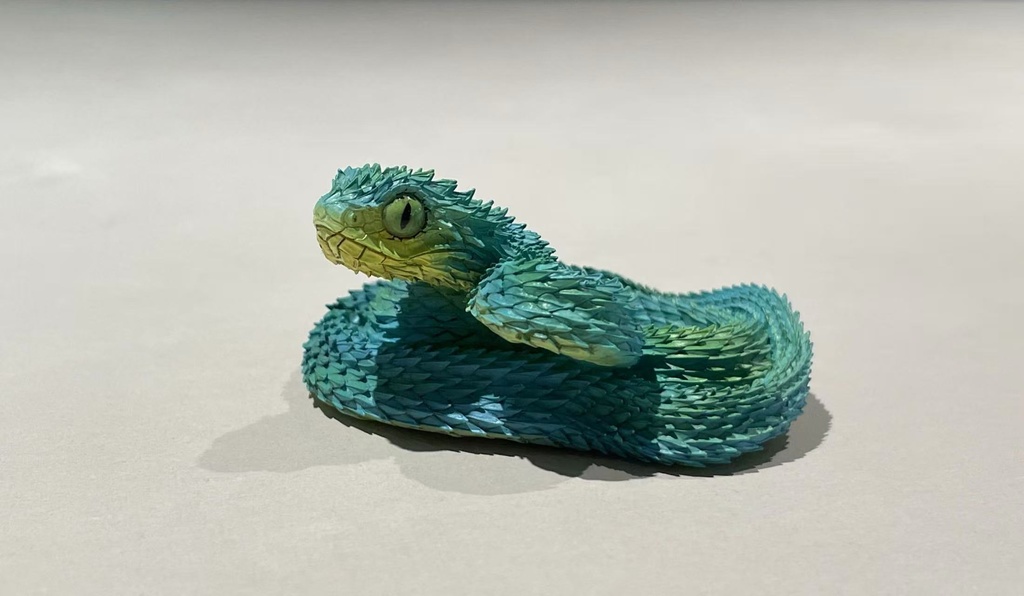 『奇想造形根付』 プッシュバイパー