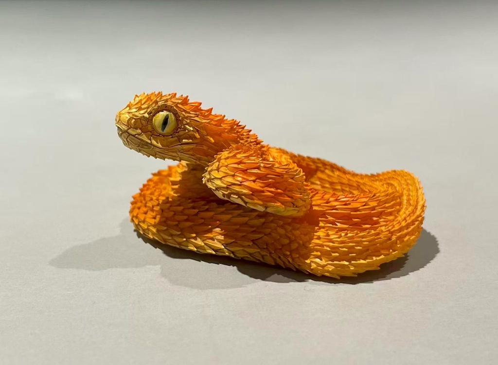 『奇想造形根付』 プッシュバイパー