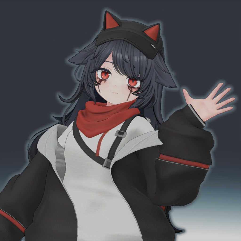 【3アバター対応】乾いた血の涙テクスチャ/ Dried Blood Tears Texture