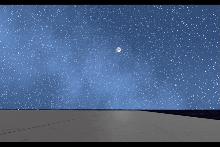 【9/29 23:59までLite版無料!】星空と月と海のスカイボックスセット【Moon&StarrySky Skybox Set】