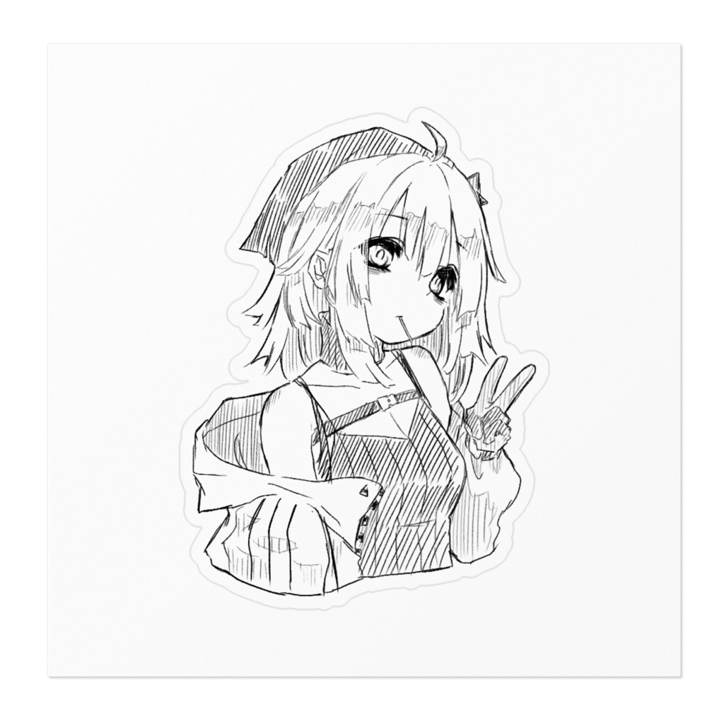 ぴすステッカー