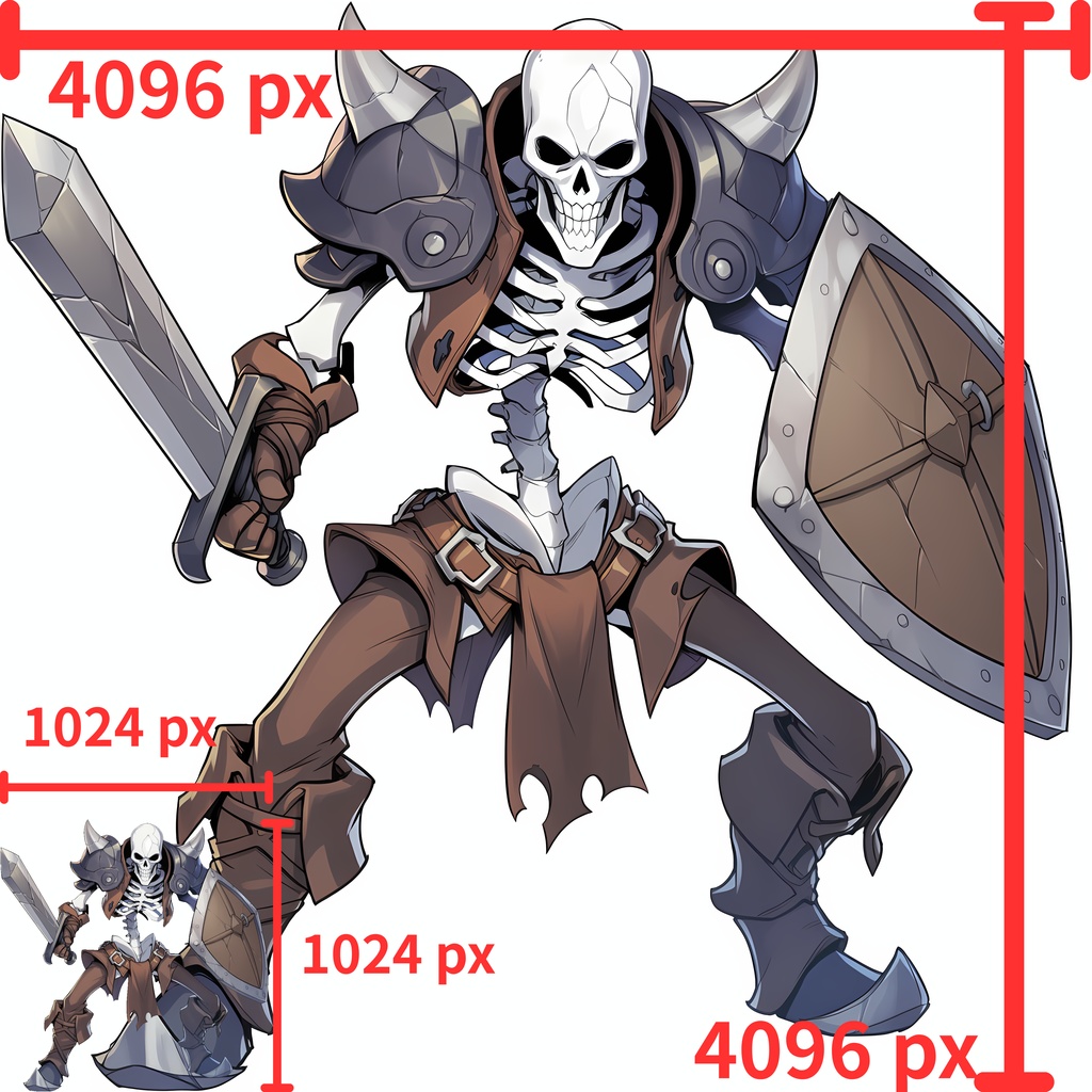 【商用可】RPG序盤モンスター素材60枚セット 1024px / 4096px 透過PNG