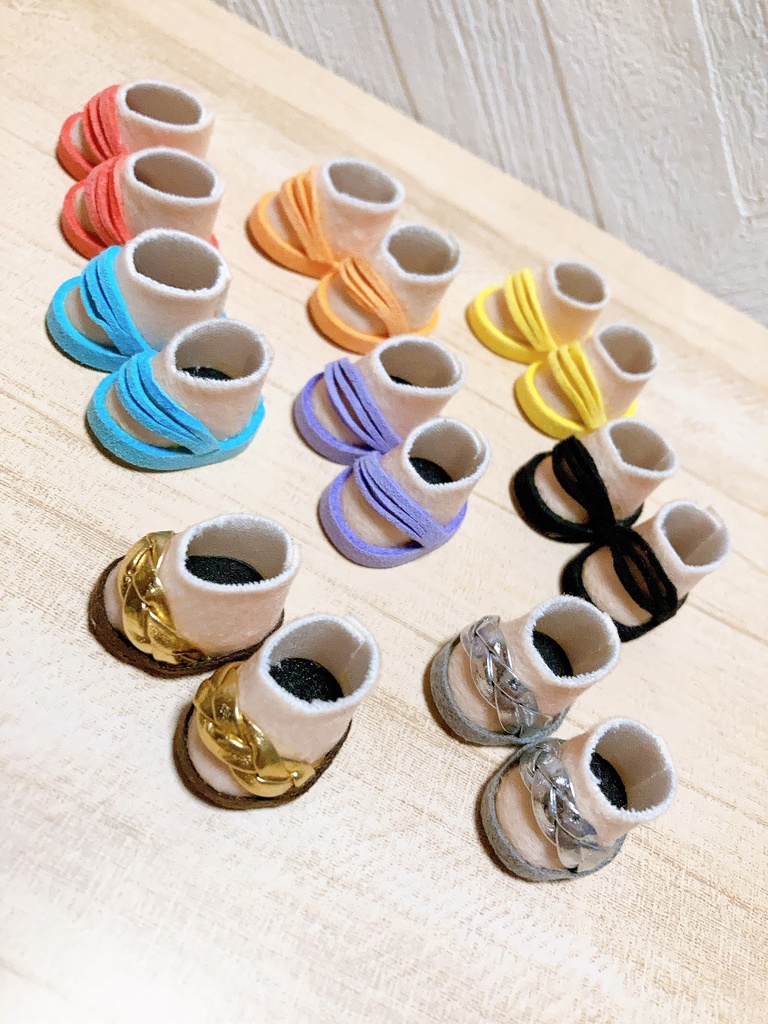 素足風サンダル