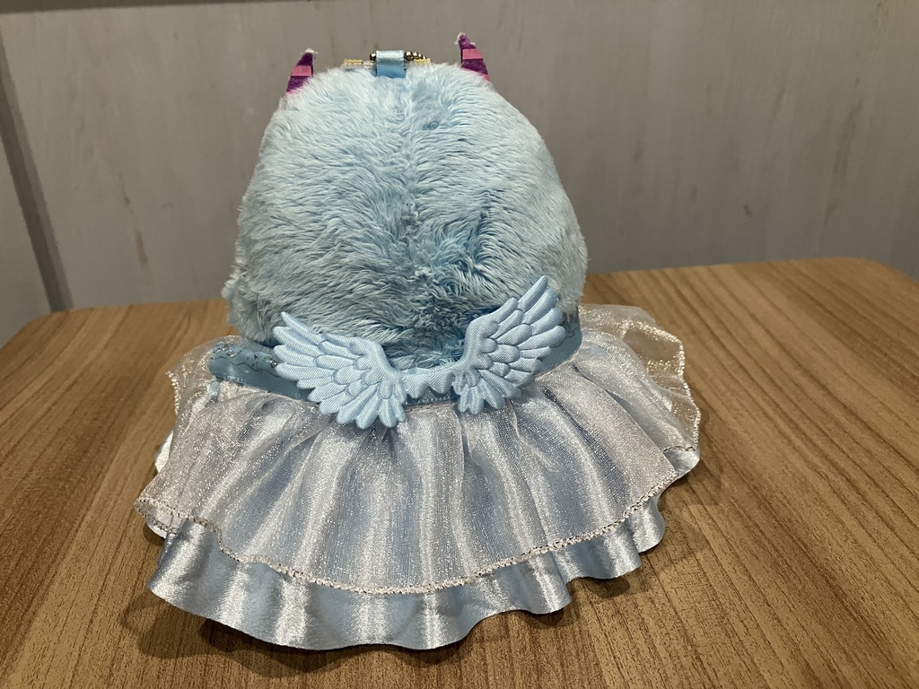 煌めくオーガンジーの 大天使ドレス(ライトブルー)