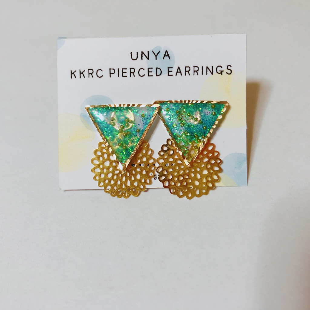 黄黒カラー イヤリングイヤリング/ピアス