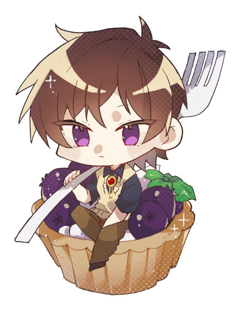 お菓子なアクリルキーホルダー(月)