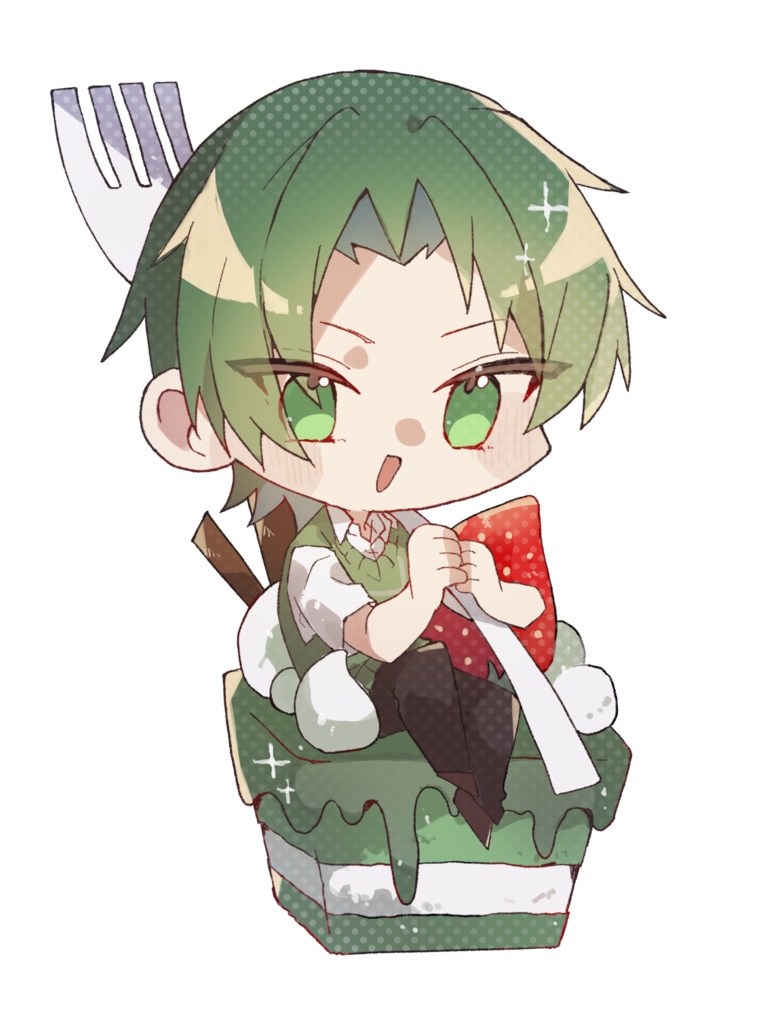 お菓子なアクリルキーホルダー(風)