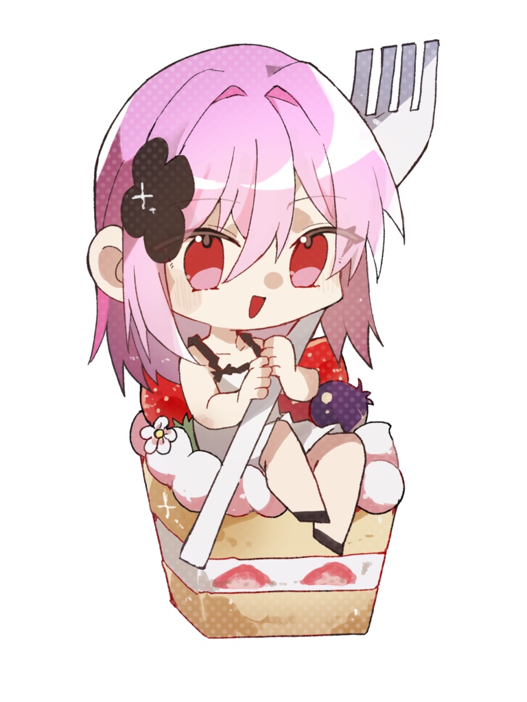 お菓子なアクリルキーホルダー(花)