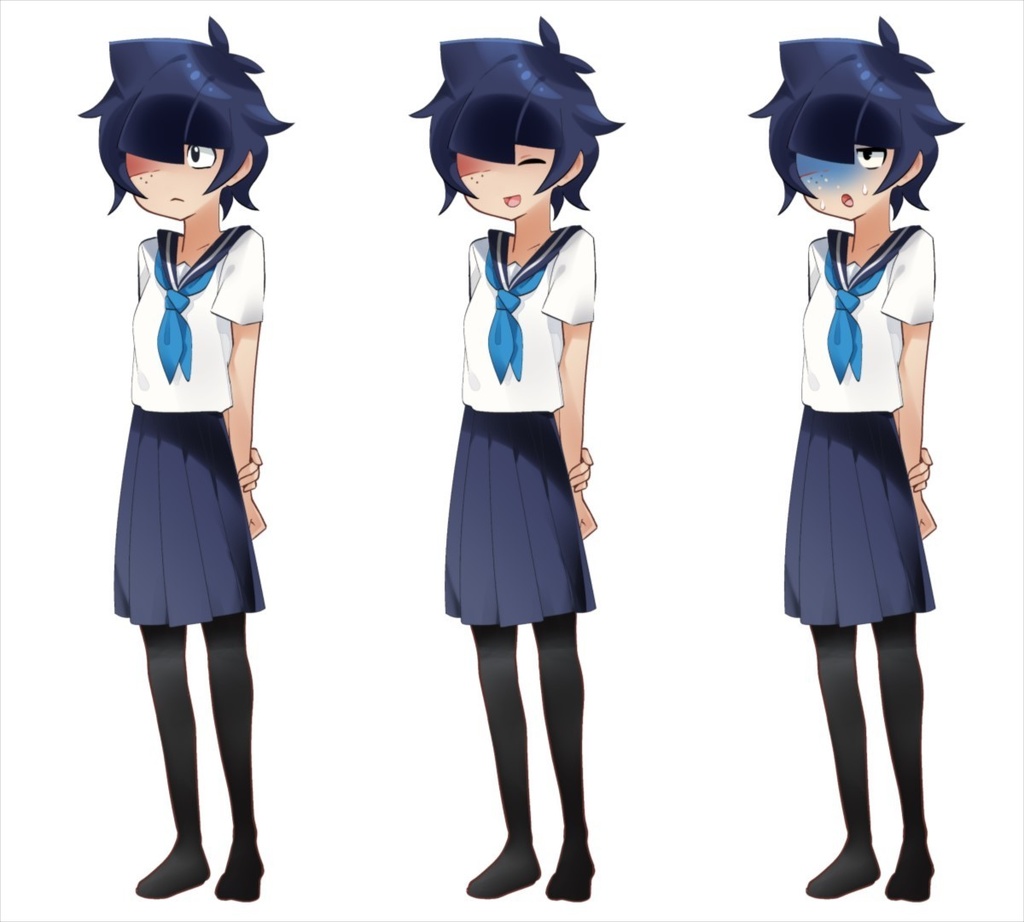 【MYCOEIROINK】思春期くん トークモデル/PSD立ち絵