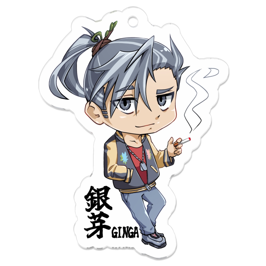 AI声優シリーズ「銀芽(私服スタイル)」公式アクリルキーホルダー コーティングなし