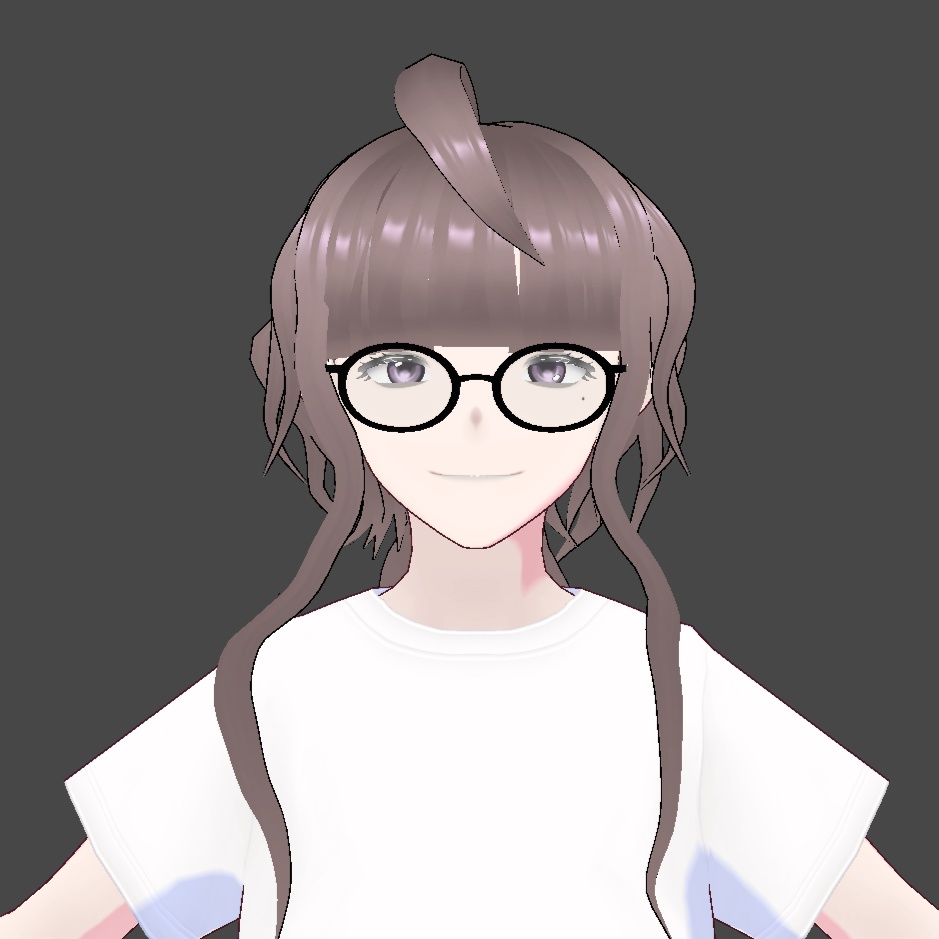 Long VRoid 1.7 Hair (Rigged)