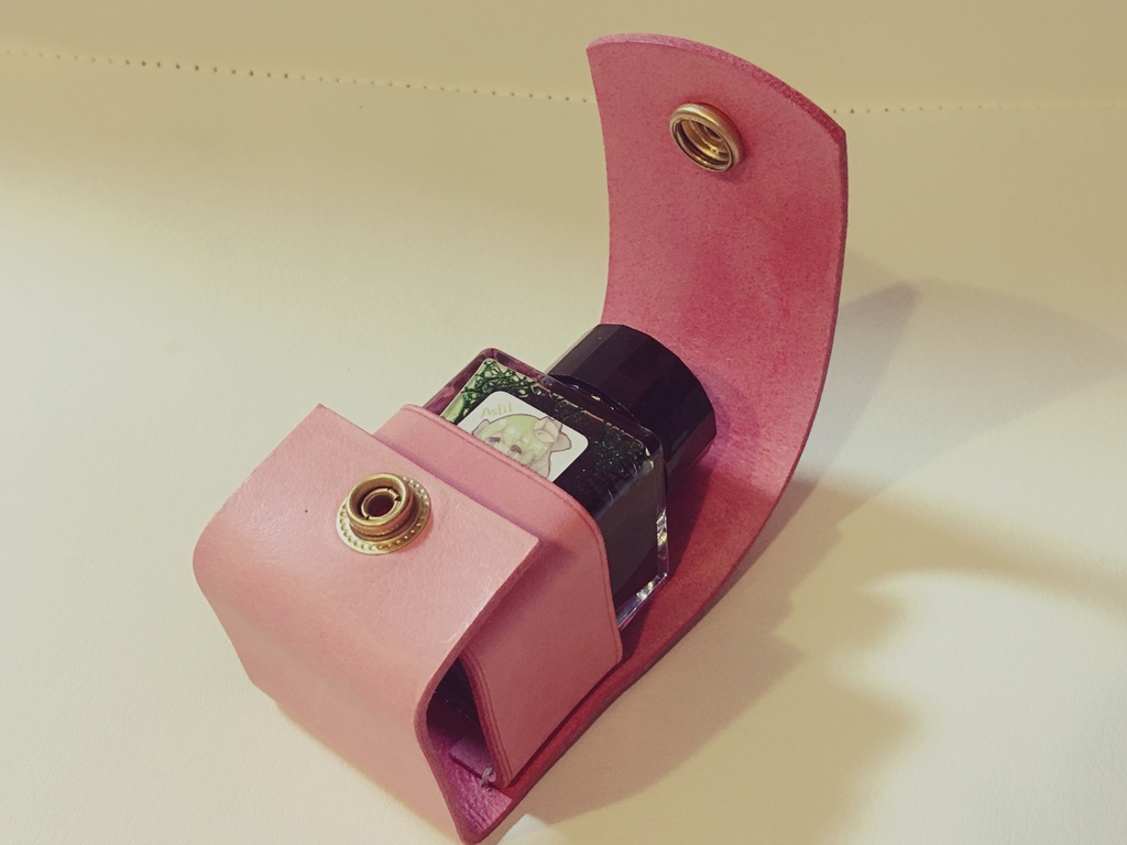 レザーインクケースパステルピンク