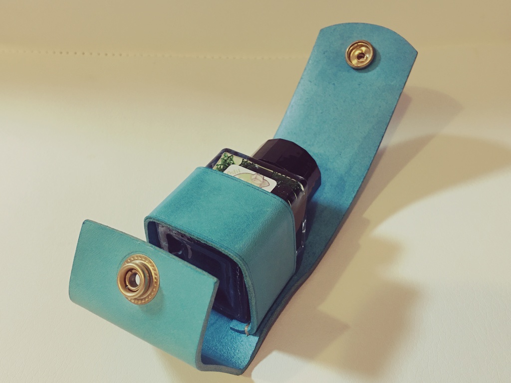 レザーインクケースコバルトブルー