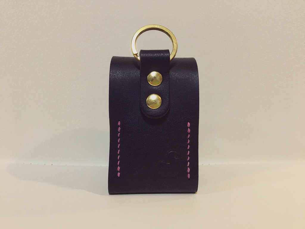 レザーインクケースネイビー