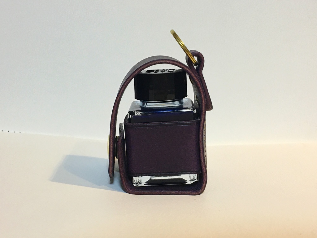 レザーインクケース紫