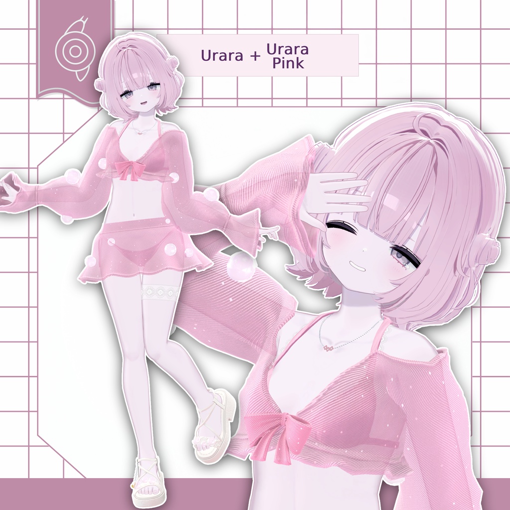 【17アバター対応衣装】すいさい / Suisai《シャボン玉が揺れる!》
