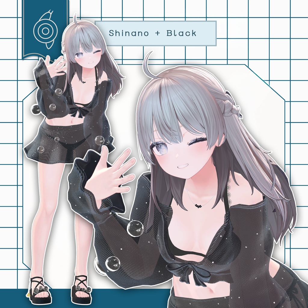 【13アバター対応衣装】シャボン玉が揺れる!《すいさい / Suisai》