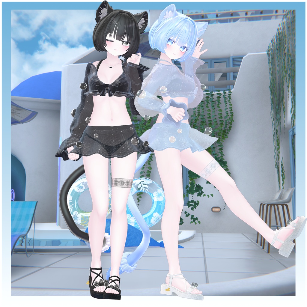 【13アバター対応衣装】シャボン玉が揺れる!《すいさい / Suisai》