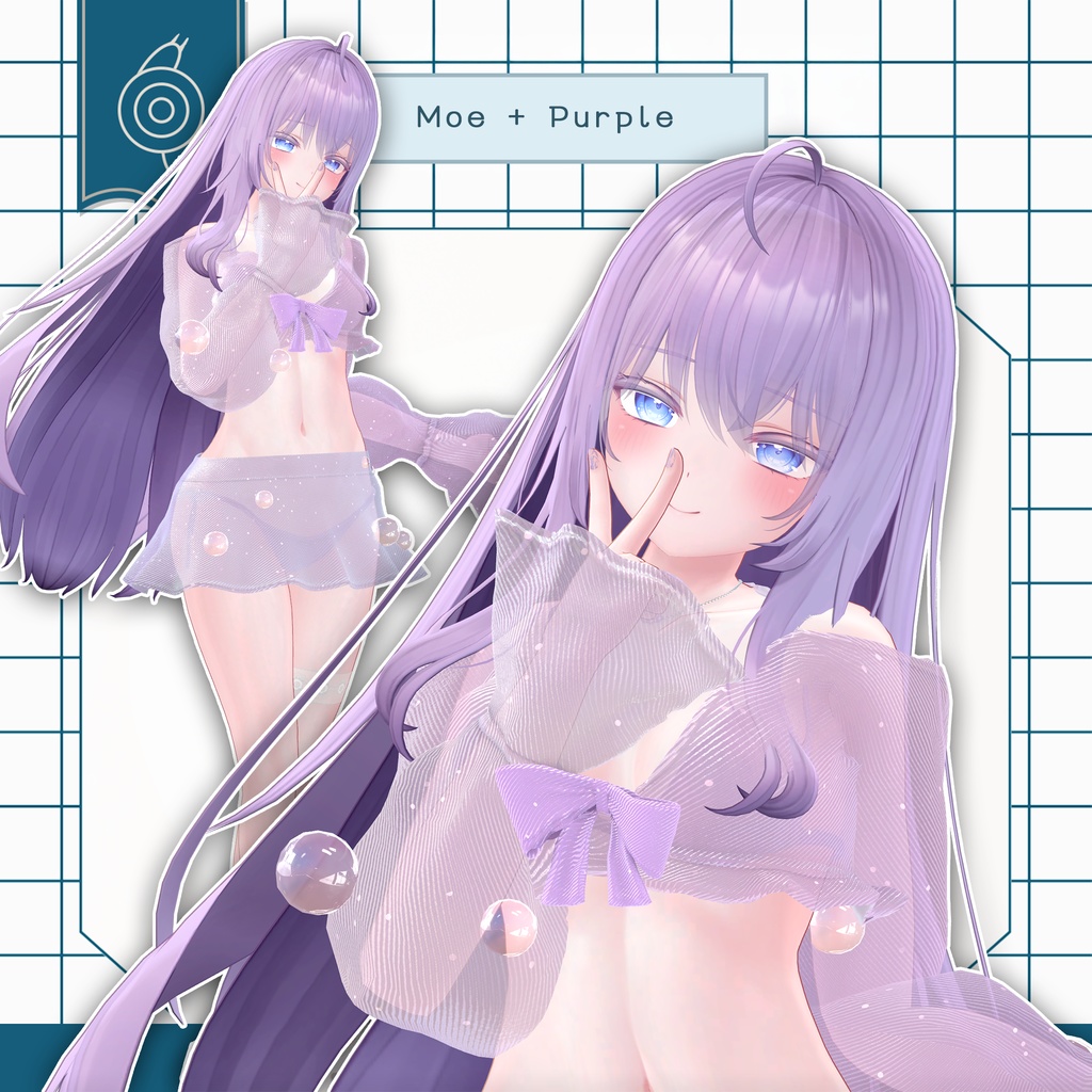 【13アバター対応衣装】シャボン玉が揺れる!《すいさい / Suisai》