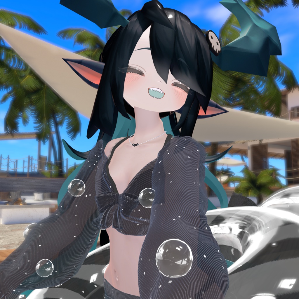 【13アバター対応衣装】シャボン玉が揺れる!《すいさい / Suisai》