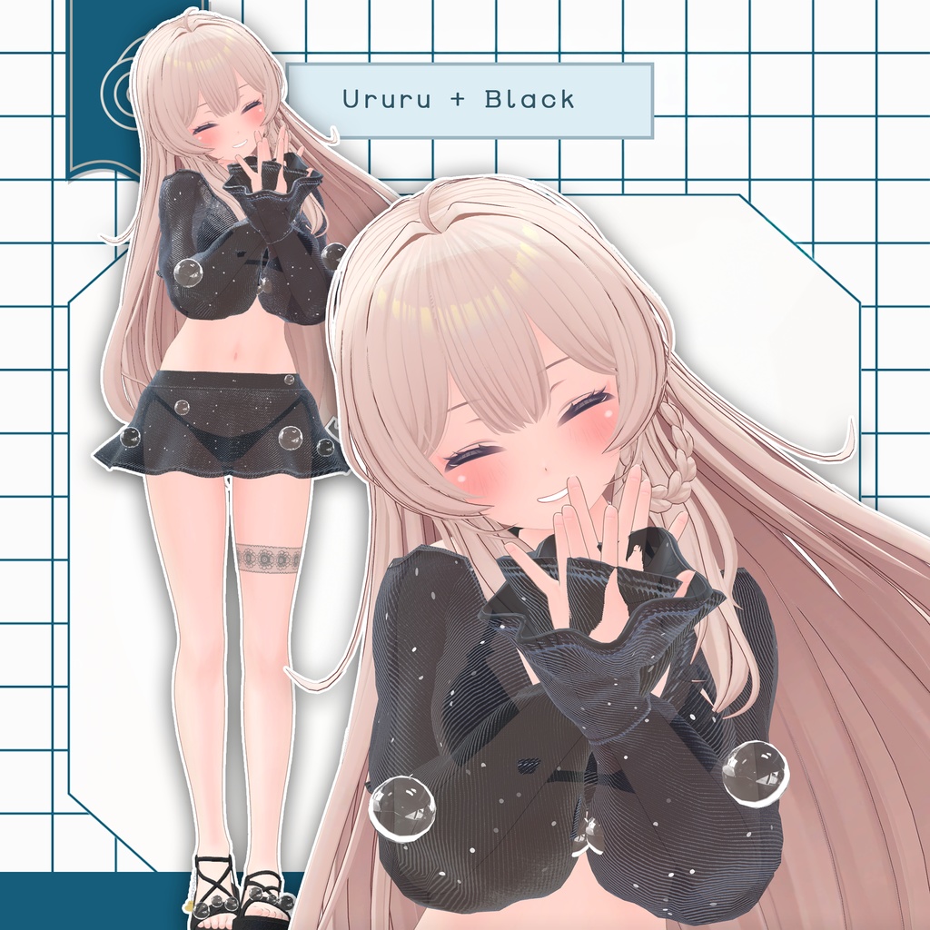 【13アバター対応衣装】シャボン玉が揺れる!《すいさい / Suisai》