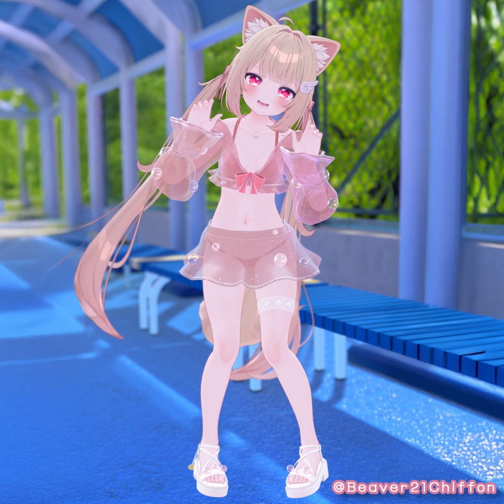 【13アバター対応衣装】シャボン玉が揺れる!《すいさい / Suisai》