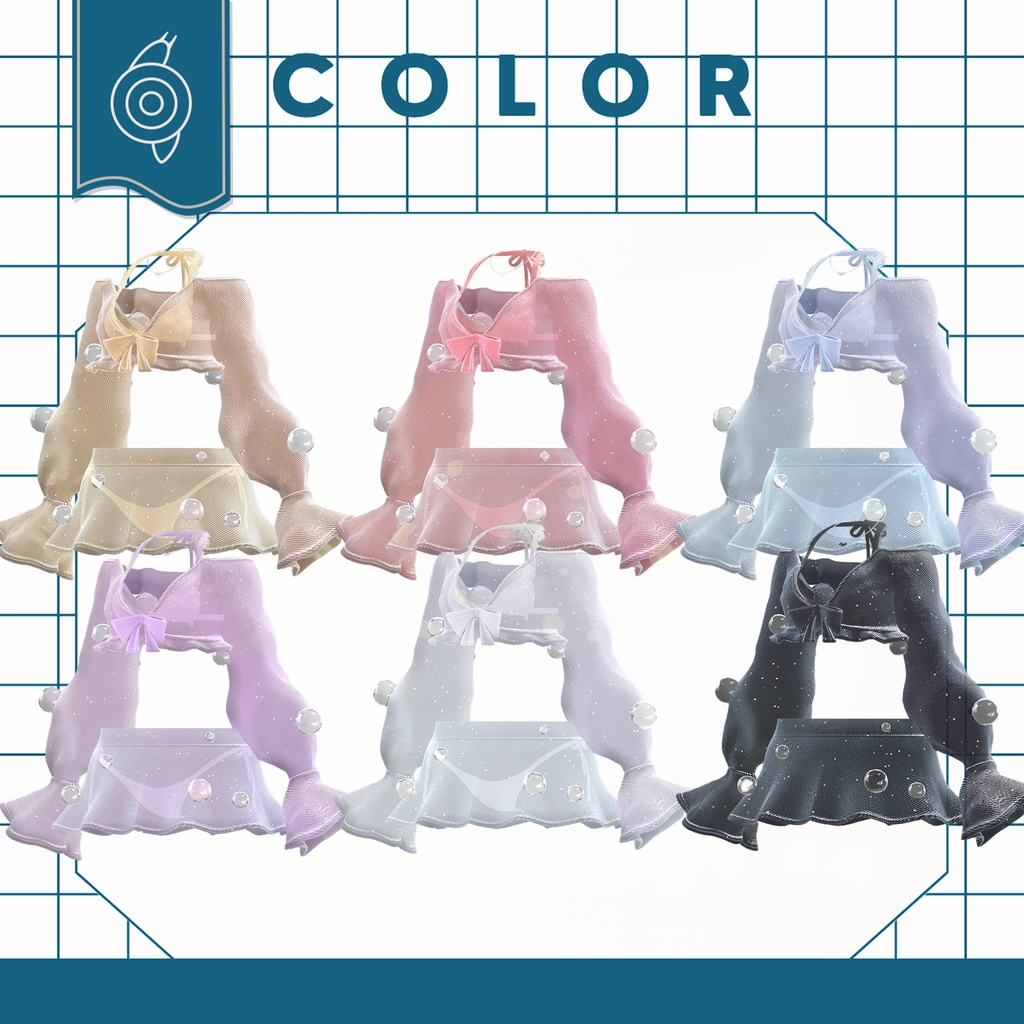 【13アバター対応衣装】シャボン玉が揺れる!《すいさい / Suisai》