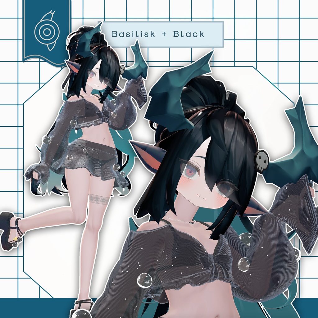 【13アバター対応衣装】シャボン玉が揺れる!《すいさい / Suisai》