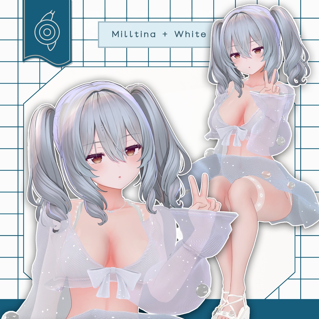 【13アバター対応衣装】シャボン玉が揺れる!《すいさい / Suisai》