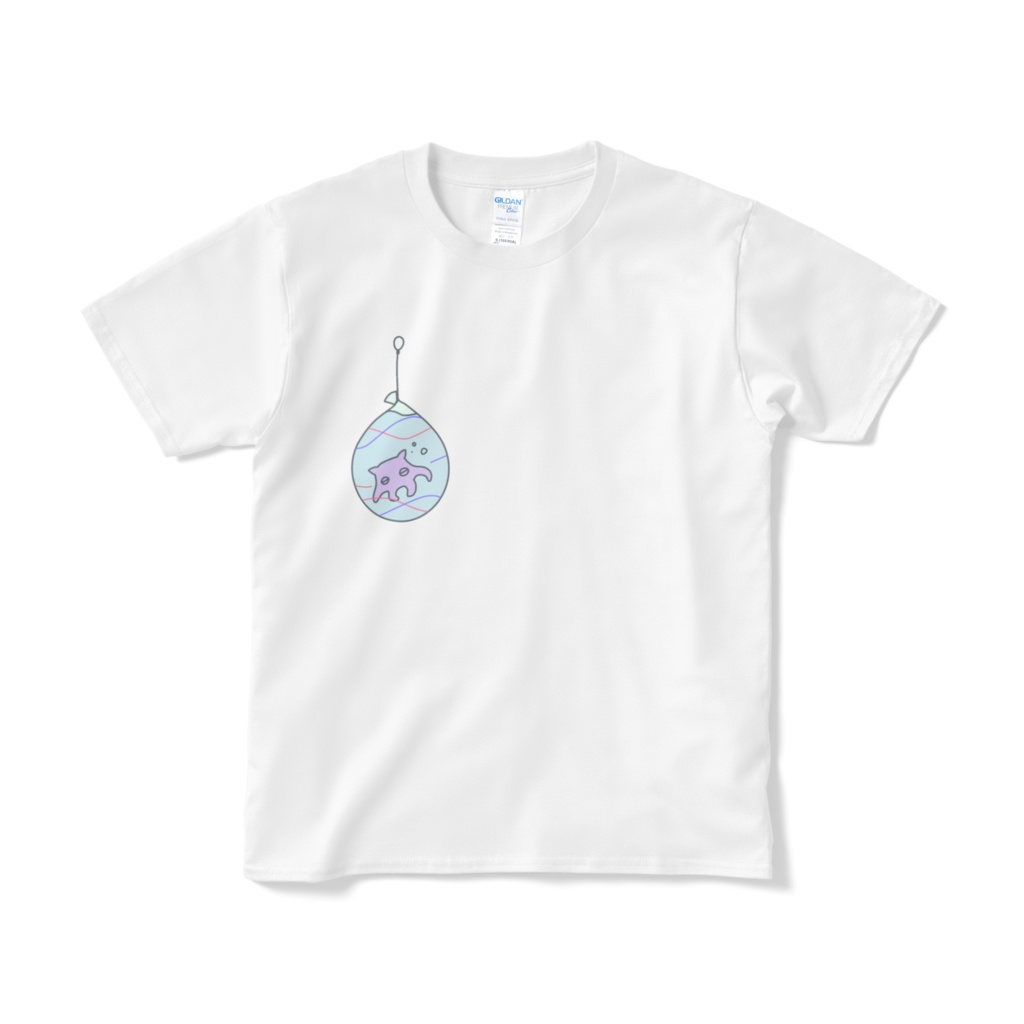 夏のメンダコTシャツ（ヨーヨーver.）