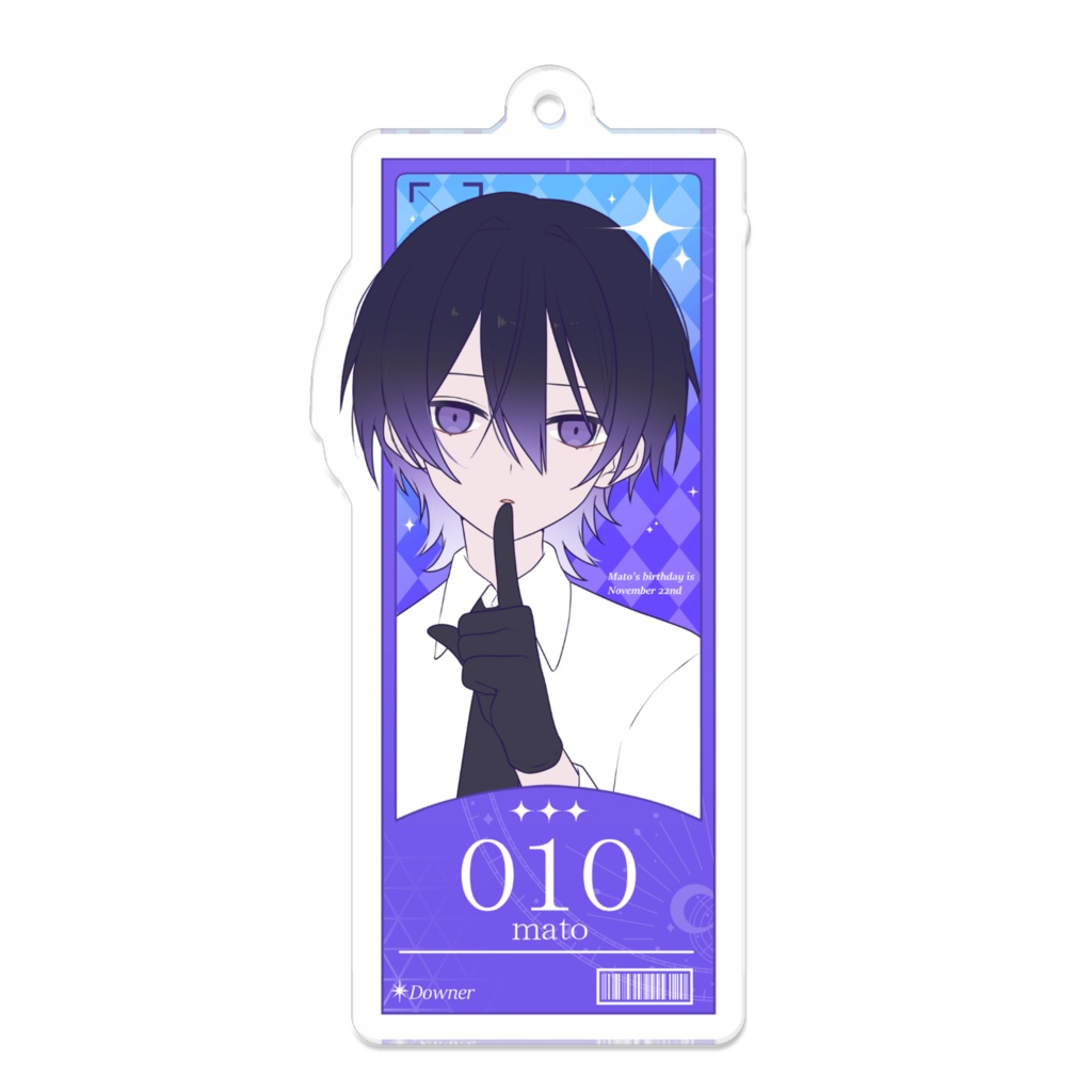 【010】2025誕生日グッズ / アクリルキーホルダーB